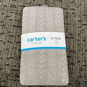 Carter’s Baby Girl Gray Tights 6-12 Months